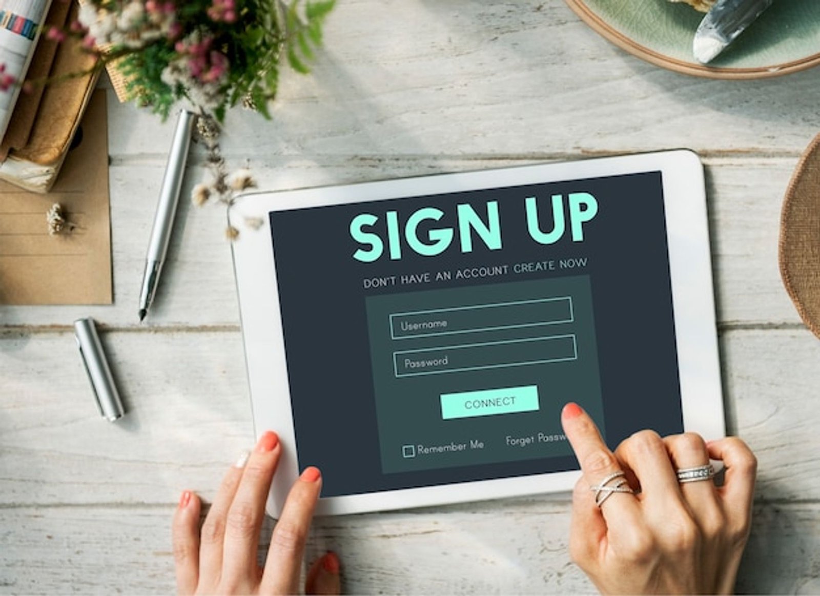 sign up